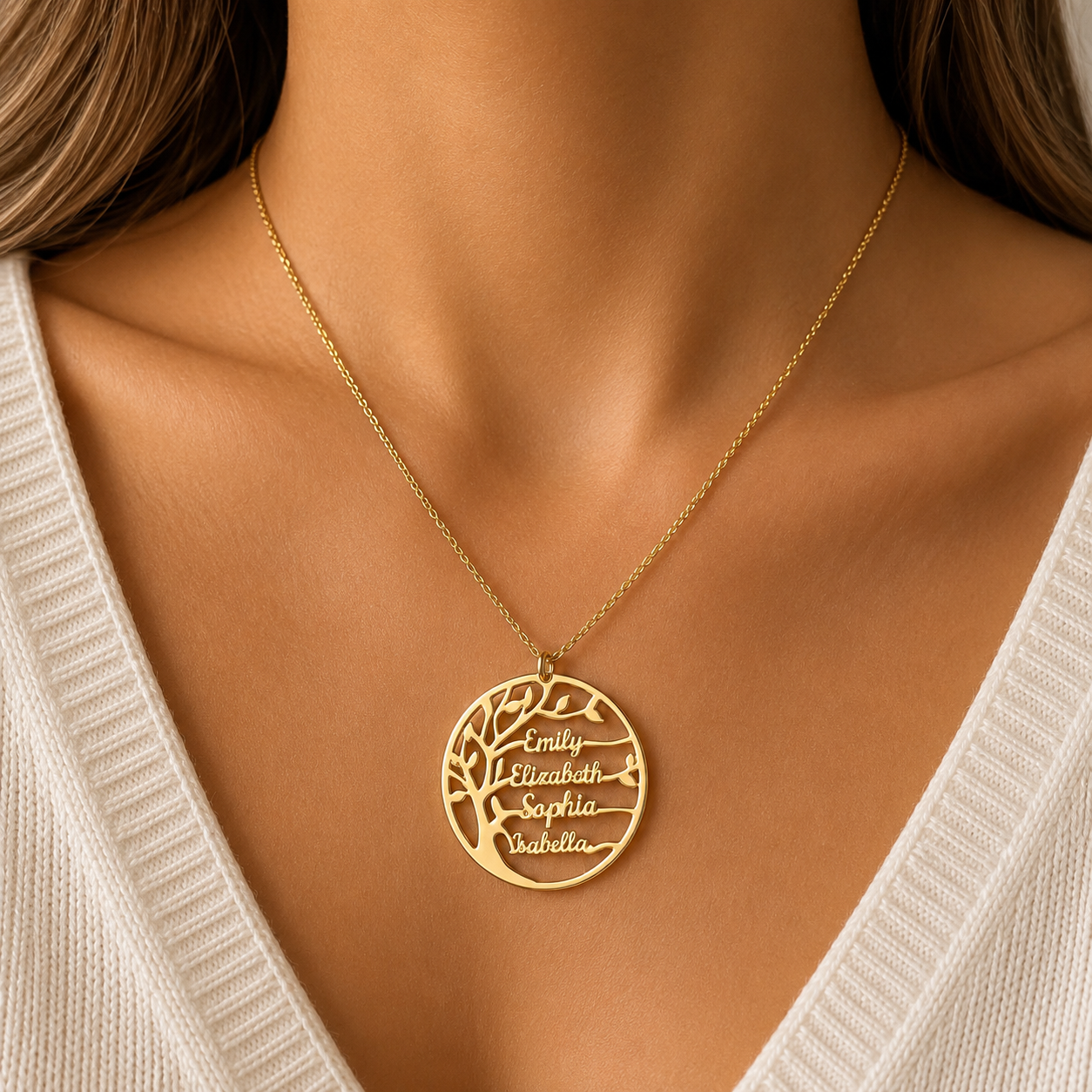 Classic Family Tree Necklace