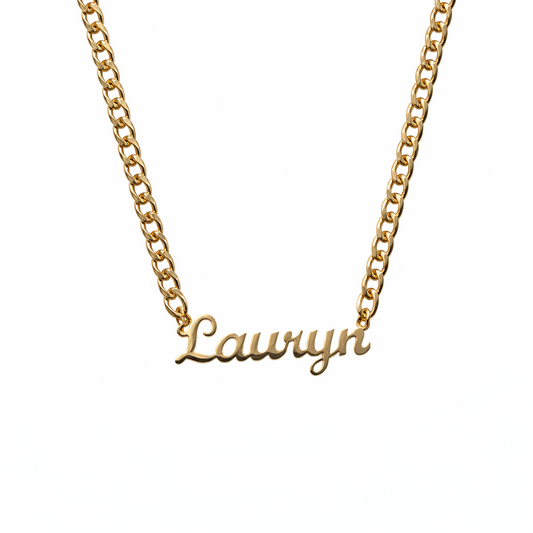 Cuban Chain Name Necklace