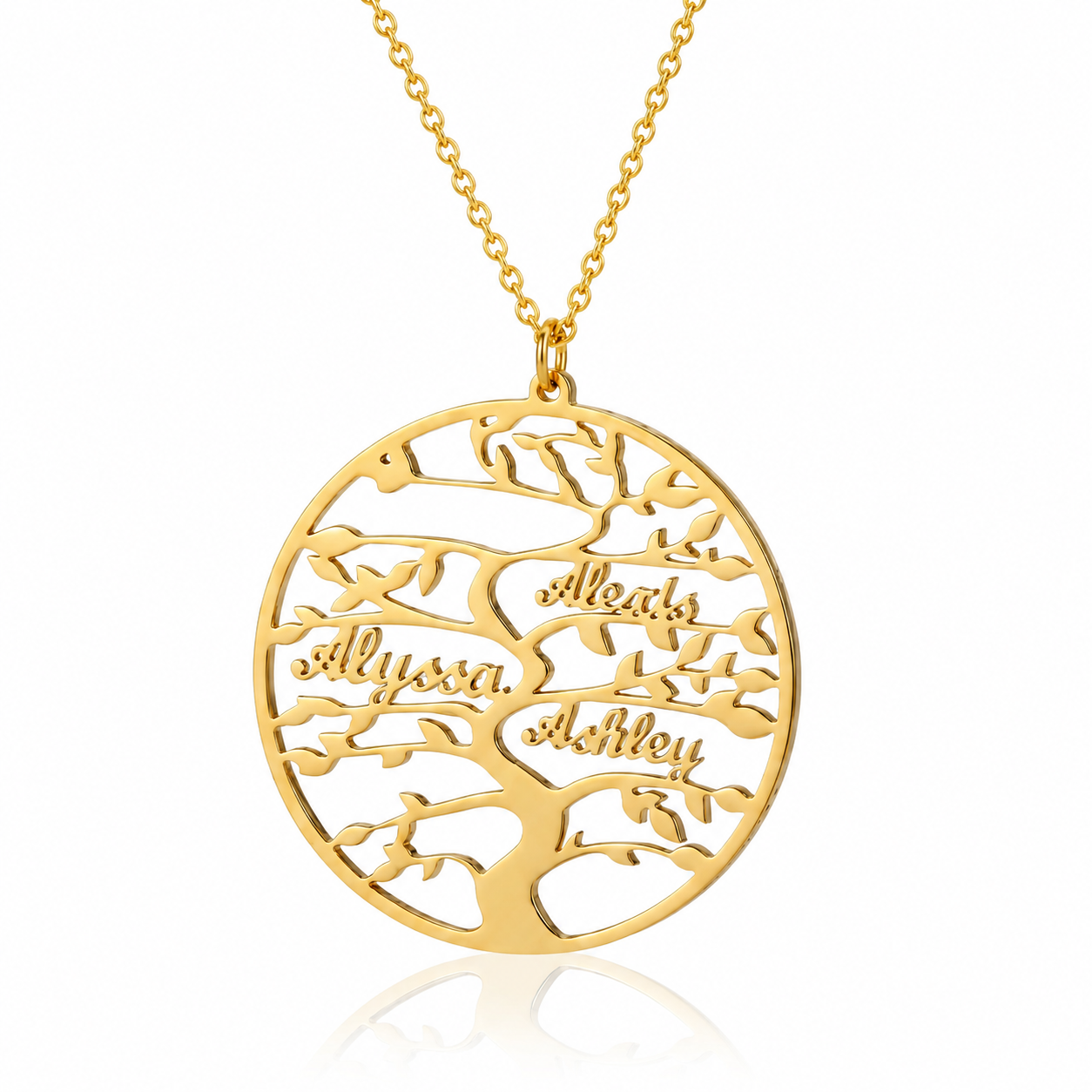 Tree of Life Family Name Necklace