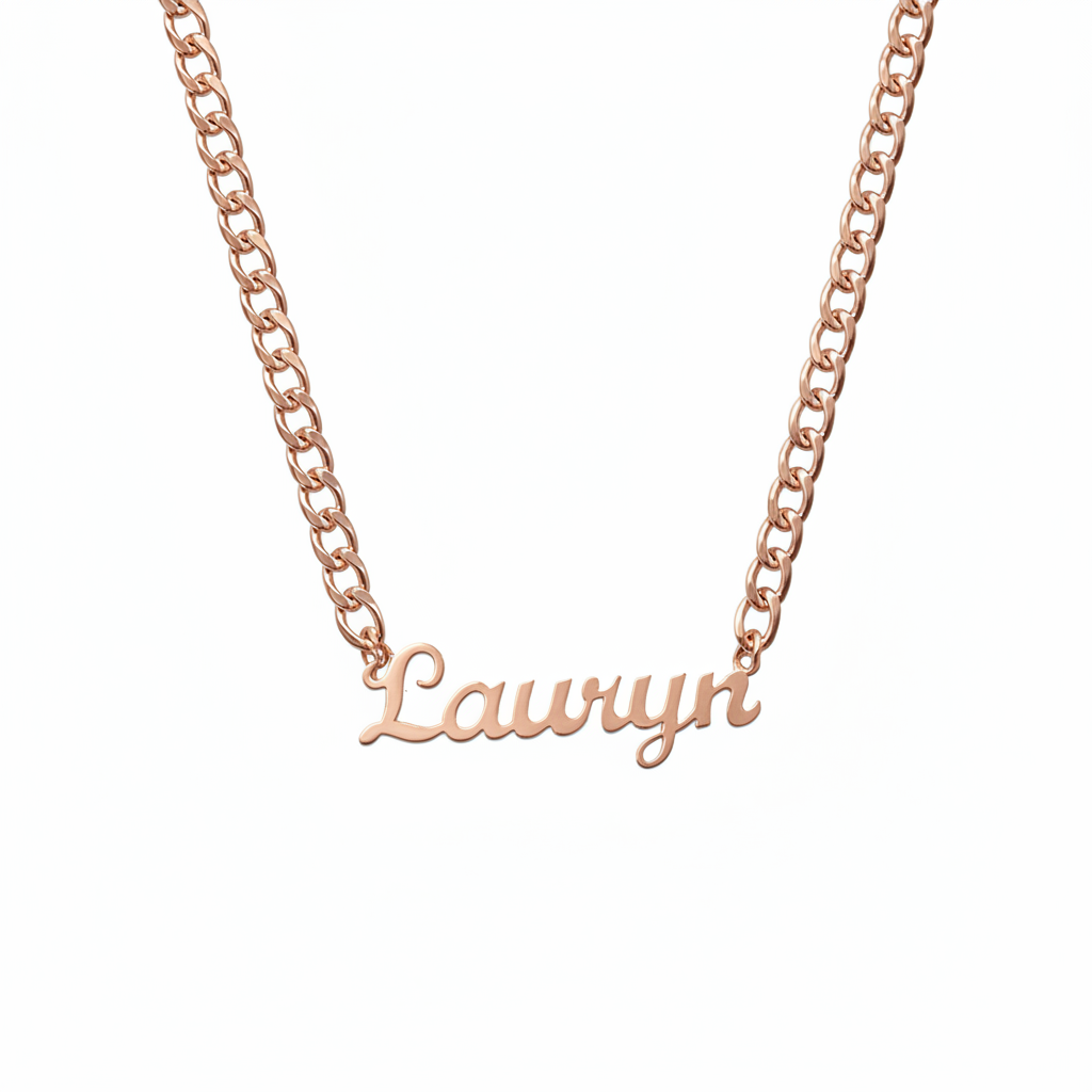 Cuban Chain Name Necklace