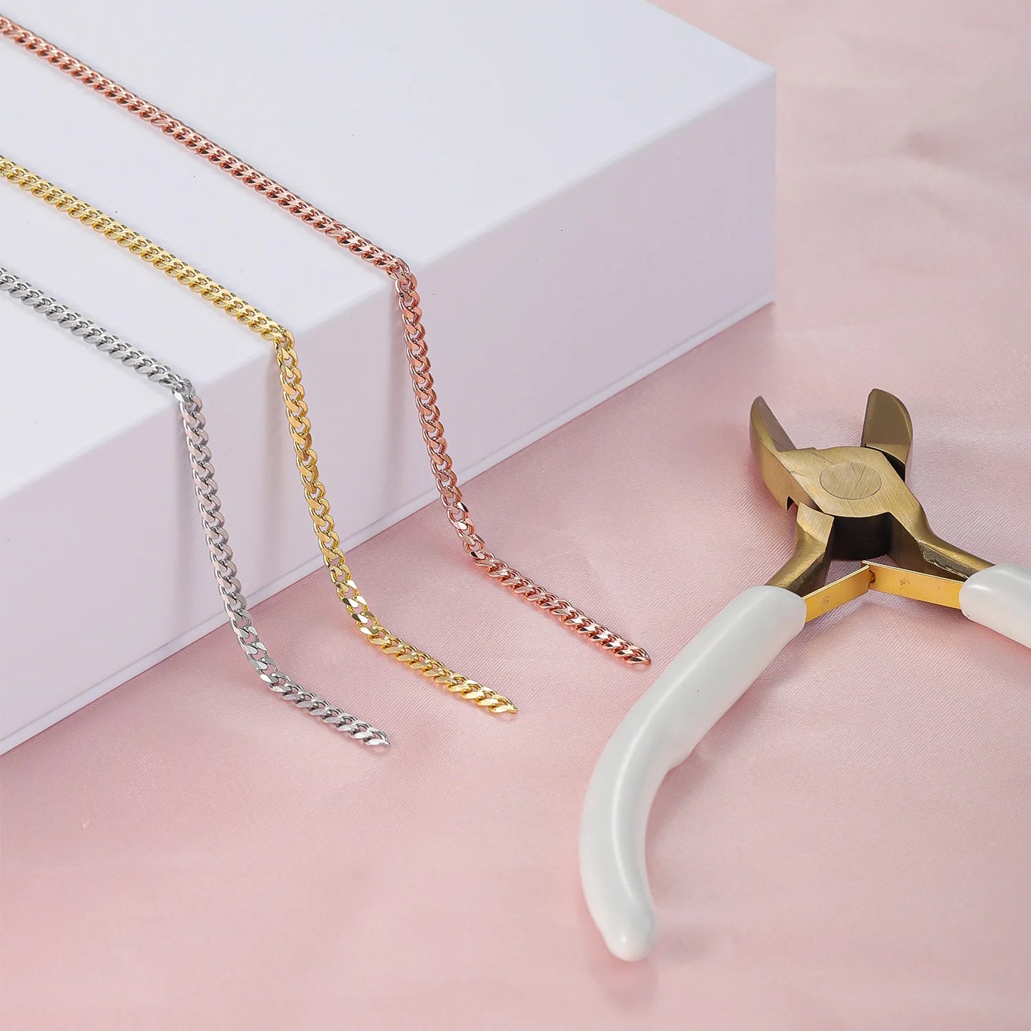 Duo Eternal Curb Chain Bracelet - Couples Gift Set