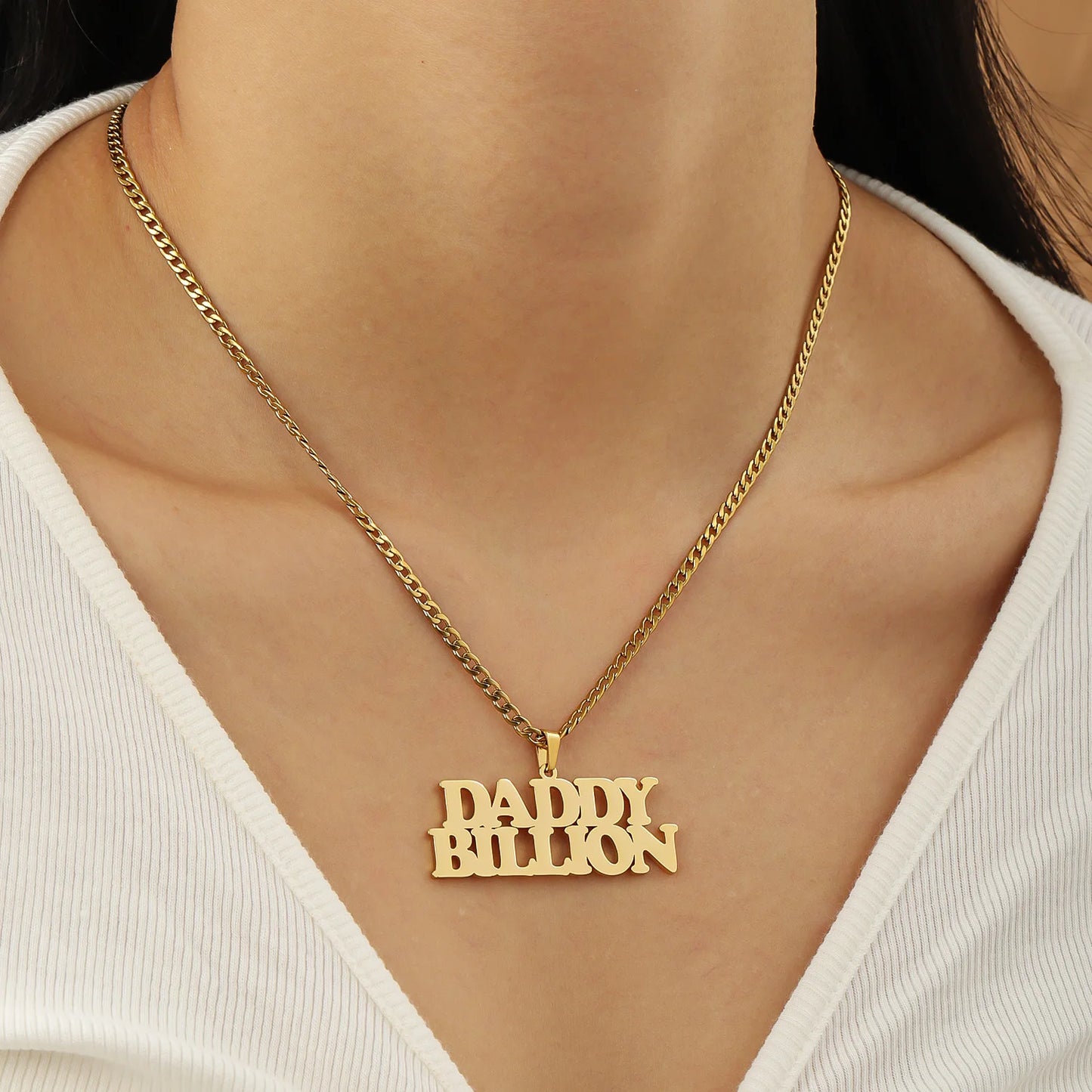 Statement Hip Hop Name Necklace