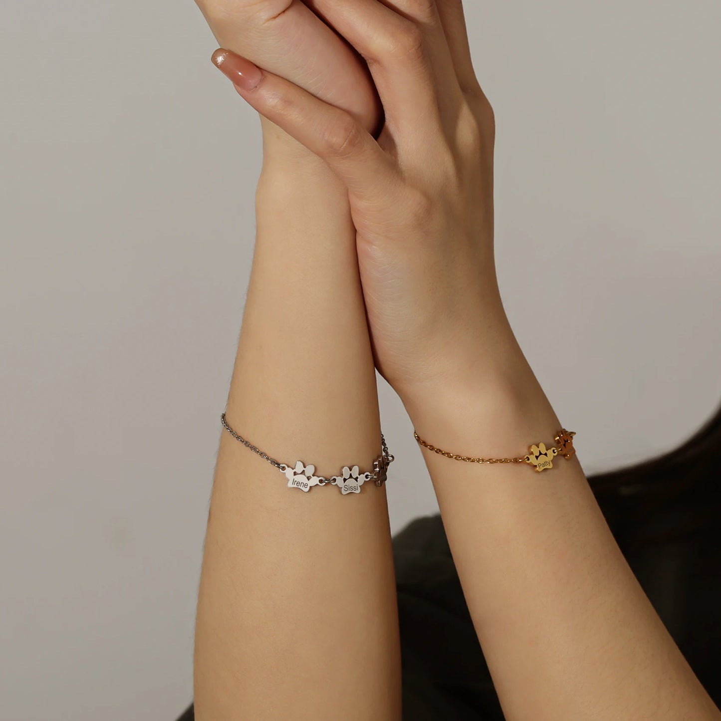 Paw Name Bracelet