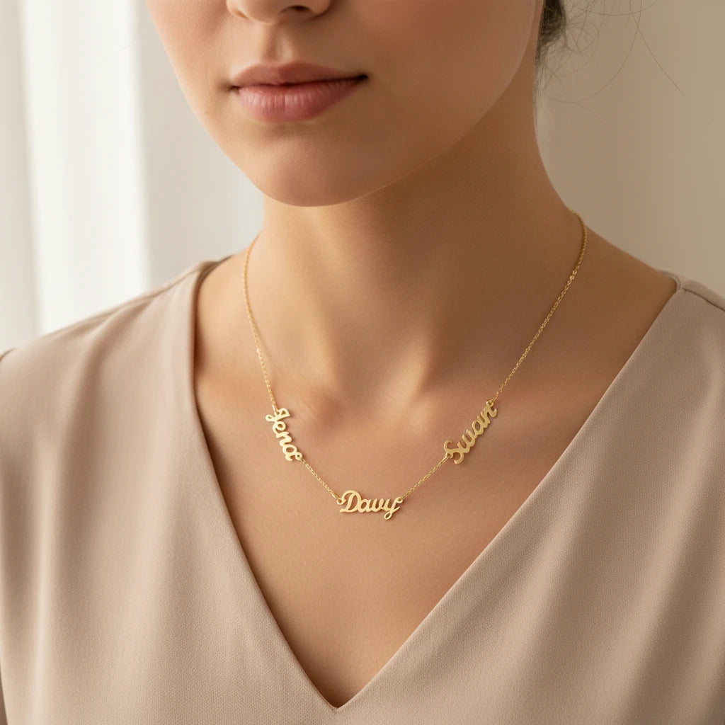 Classic Multi Name Necklace