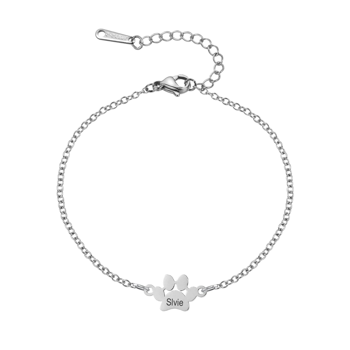 Paw Name Bracelet