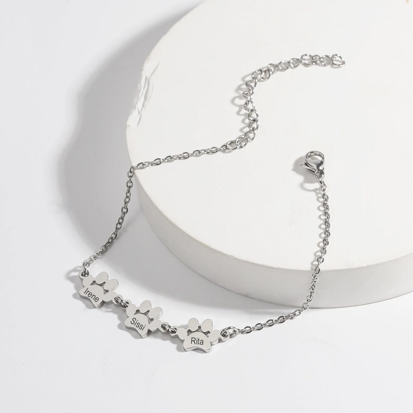 Paw Name Bracelet