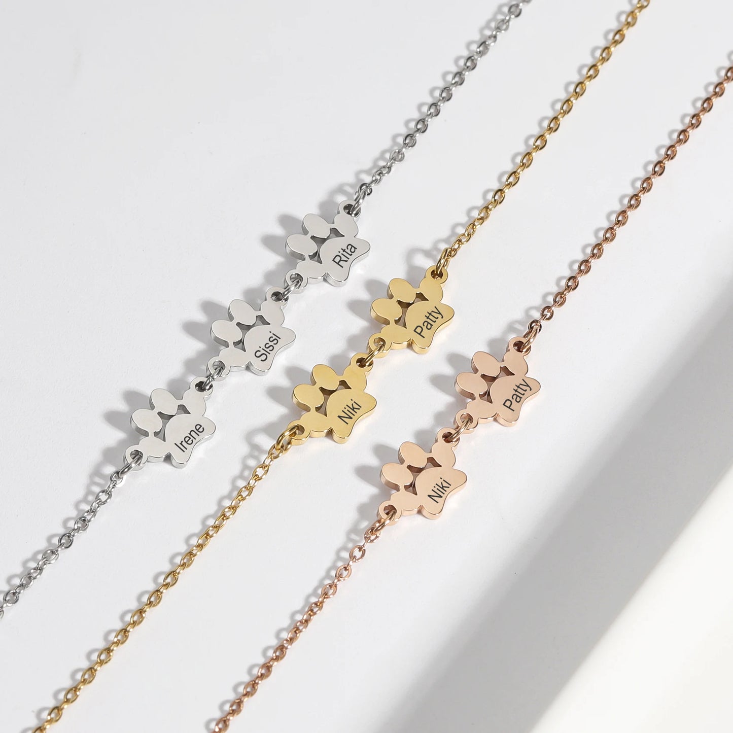 Paw Name Bracelet