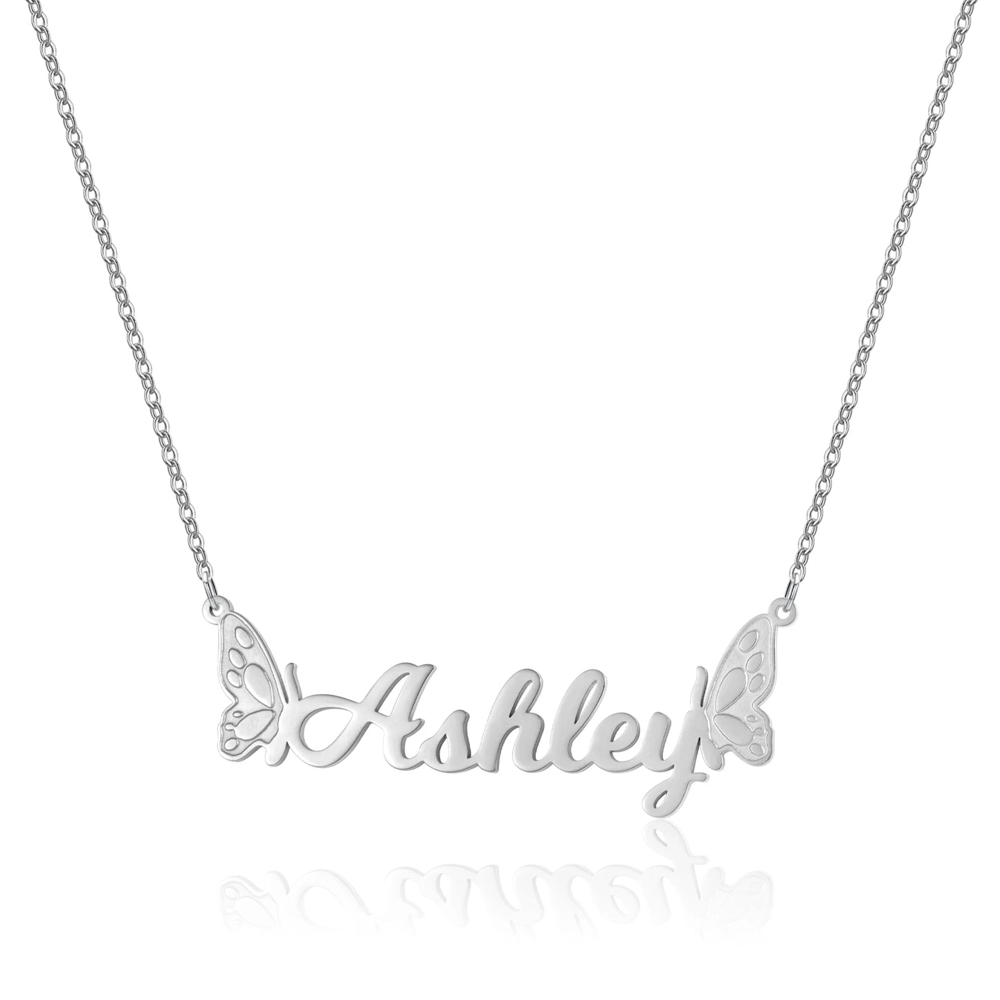 Butterfly Name Necklace