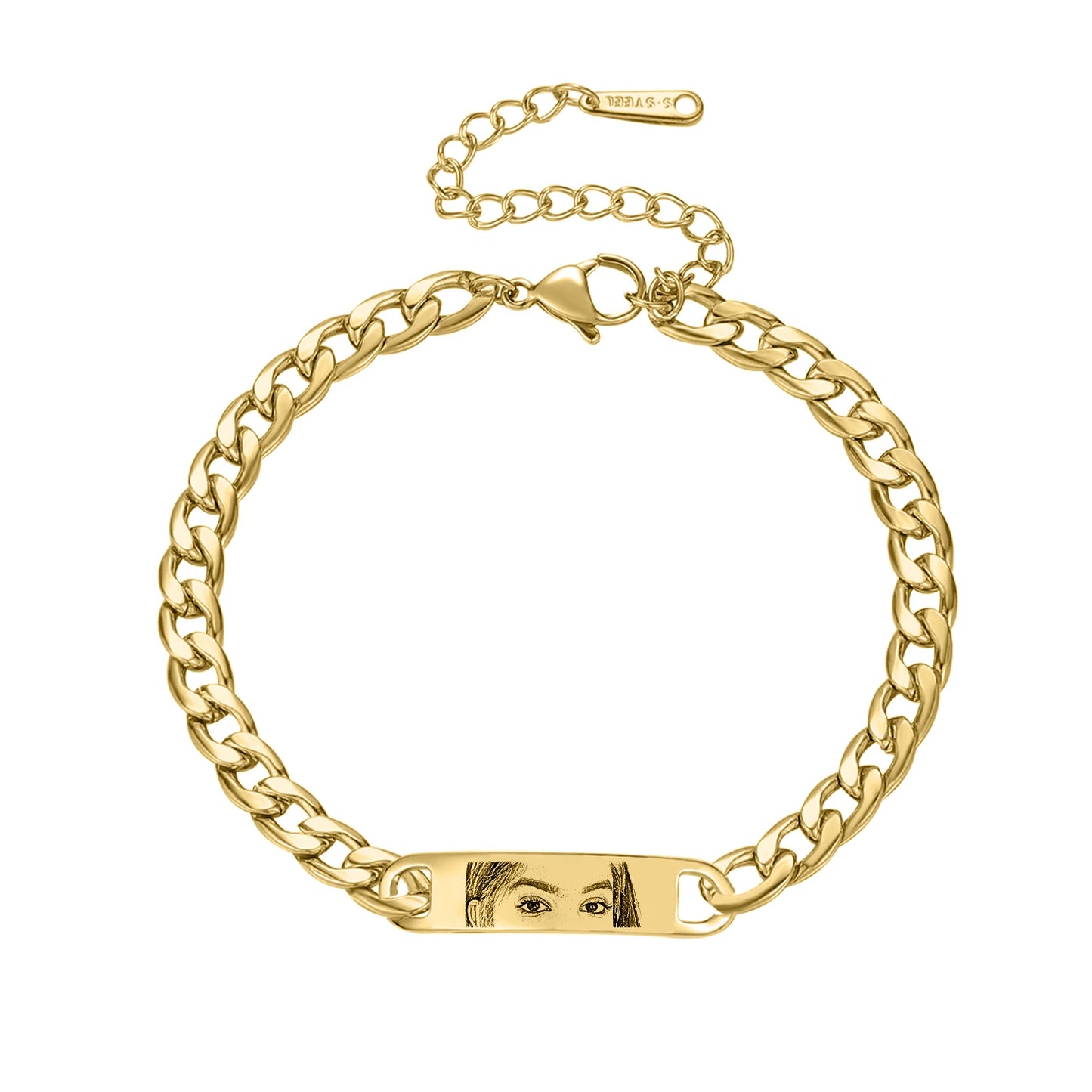 Personalised Eyes Photo Bracelet