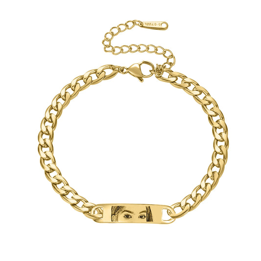 Personalised Eyes Photo Bracelet