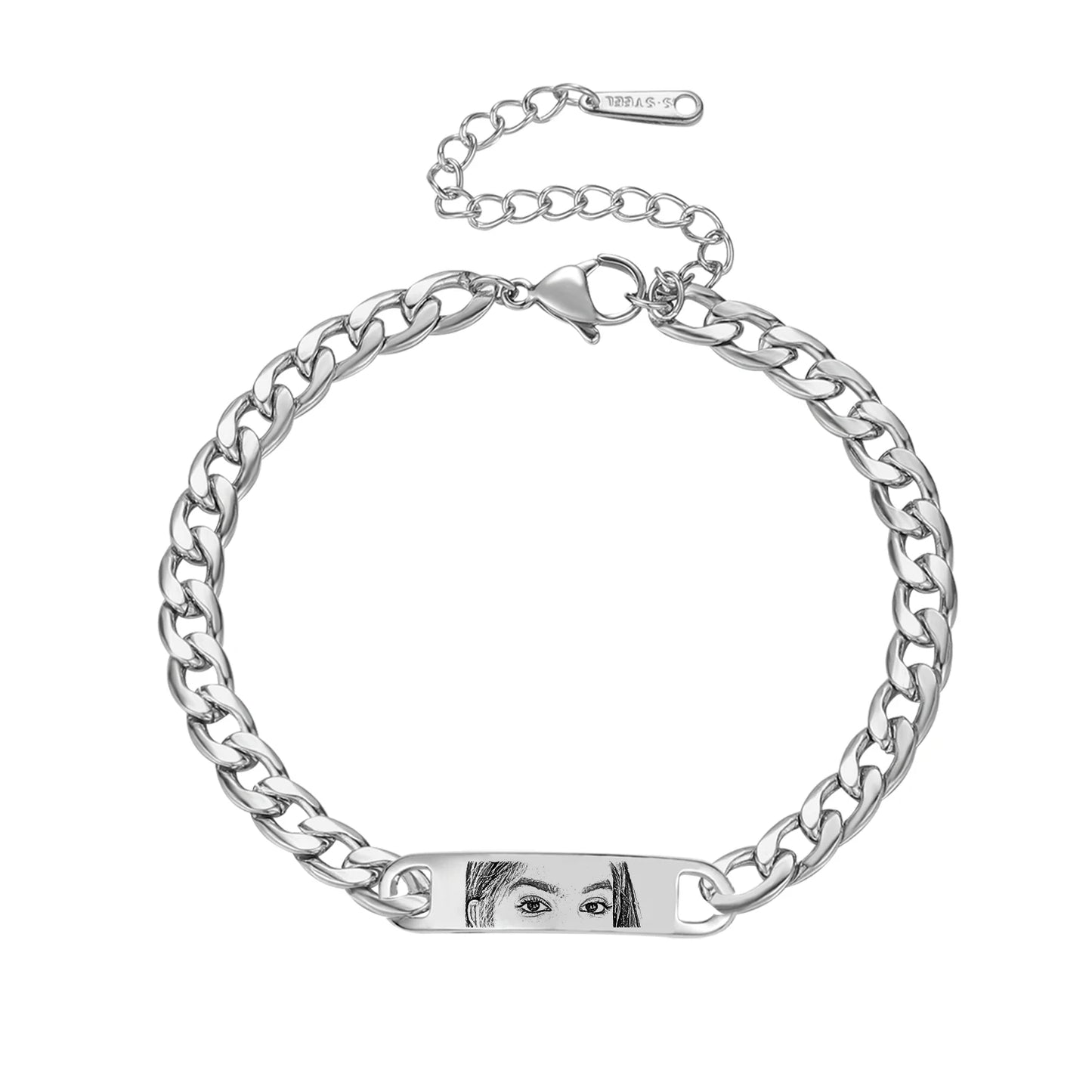 Personalised Eyes Photo Bracelet