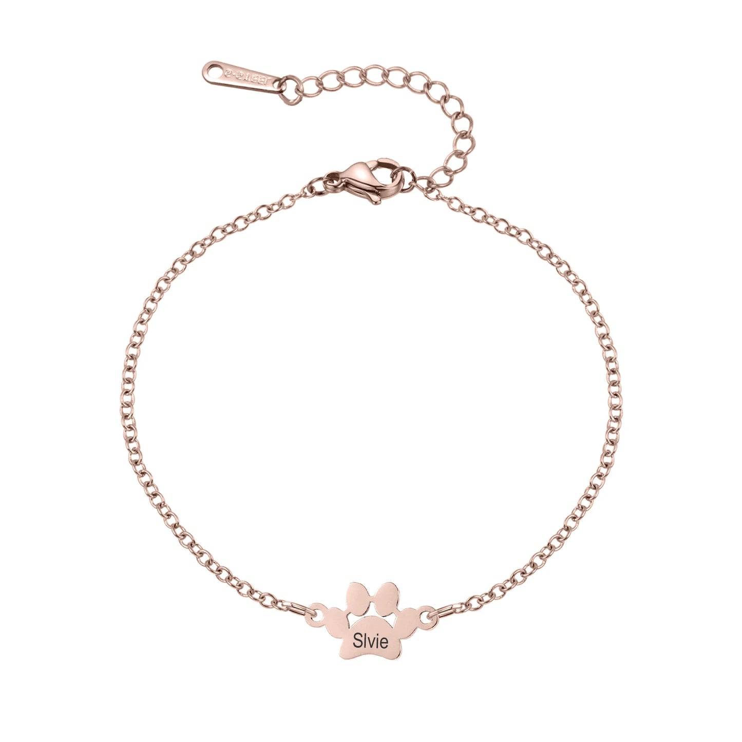 Paw Name Bracelet