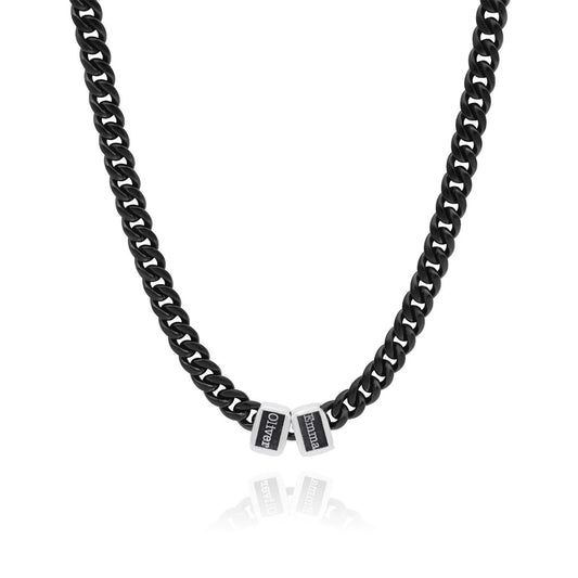 Curb Chain Multi Name Necklace - MEN