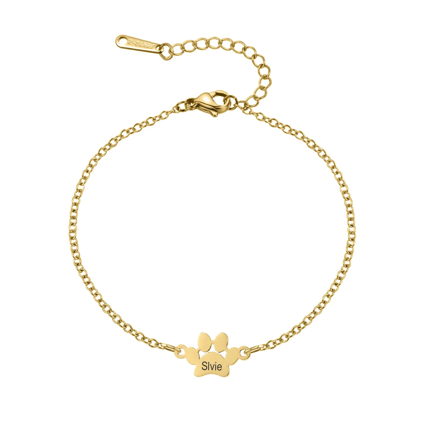 Paw Name Bracelet